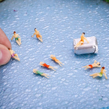 Load image into Gallery viewer, Miniature Swimming People Figures 1:150 Scale Beach & Pool Miniatures for Diorama and Model Scene Crafts (30pcs)