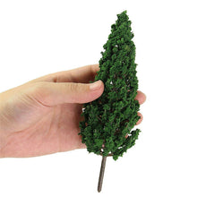 Load image into Gallery viewer, 10pcs Miniature Pine Tree Models 16cm, 1:25 Scale Diorama Craft Supplies