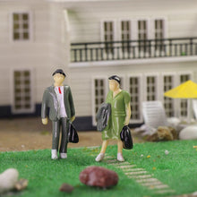 Load image into Gallery viewer, 100 pcs Miniature Standing Passenger People 1:43 Figure O Scale Model Train Railway Scene Landscape Accessories Diorama Supplies