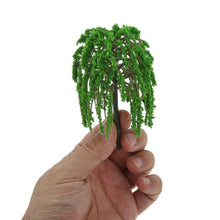 Load image into Gallery viewer, 20 pcs 5-9.5cm Mixed Miniature Willow Tree Models Train Railway Accessories Forest Fairy Garden Landscape Terrarium Diorama Craft Supplies