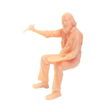 Load image into Gallery viewer, Miniature Painter Artist Drawing People Unpainted Figure 1/64 Model Building Landscape Scene Accessories Diorama Supplies