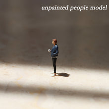 Load image into Gallery viewer, Miniature Coffee Man People Unpainted Figure 1/87 1/64 Model Street Building Landscape Scenery Layout Accessories Diorama Supplies
