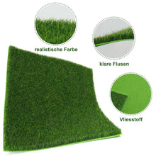 Load image into Gallery viewer, 20cm Miniature Square Grass Lawn Mat Model 3/5/8mm Thick Railway Layout Accessories DIY Landscape Dollhouse Terrarium Diorama Craft Supplies