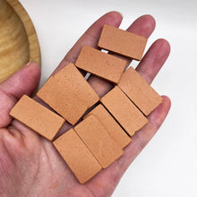 Load image into Gallery viewer, 30pcs Mini Clay Bricks for Diorama, Miniature Building Blocks, Dollhouse Landscaping Supplies, Model Making
