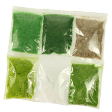 Load image into Gallery viewer, 3mm Static Grass Flock 60g Mixed Colors for Diorama Terrain Model Railway Scenery