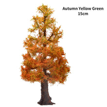 Load image into Gallery viewer, 12/15cm Miniature Four Seasons Pine Tree Model HO N Scale Metasequoia for Train Railway Diorama Landscape Dollhouse Terrarium Craft Supply