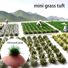 Load image into Gallery viewer, 120pcs 5mm Static Grass Tufts Miniature Scenery for Dioramas Railway Wargaming Dollhouse Fairy Garden and Terrariums