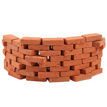 Load image into Gallery viewer, 50pcs Miniature Clay Bricks 1:16 Dollhouse Building Blocks Model Landscaping Diorama Scenery Supplies