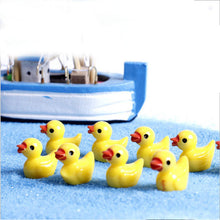 Load image into Gallery viewer, 50 pcs Miniature Cute Little Duck Animal Figure Models Dollhouse Landscape Fairy Garden Accessories Terrarium Diorama Craft Supplies
