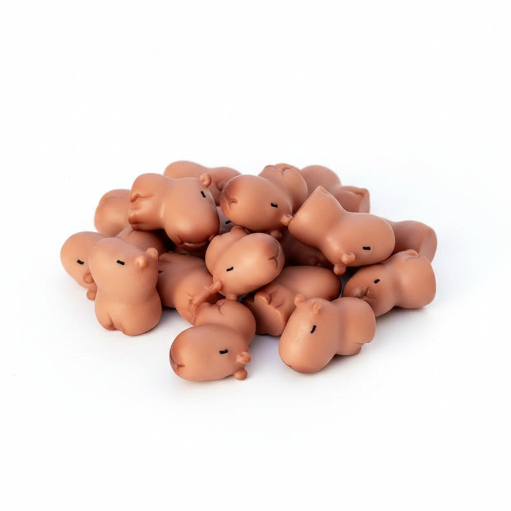 GlamRays Lot de 18 mini figurines miniatures en résine Kapybara en forme d' animaux qui brillent dans l'obscurité pour bricolage jardin, maison de poupée, animaux, micro-paysage, aquarium, décoration GlamRays Lot de 18 mini figurines miniatures en résine Kapybara en forme d' animaux qui brillent dans l'obscurité pour bricolage jardin, maison de poupée, animaux, micro-paysage, aquarium, décoration