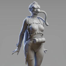 Load image into Gallery viewer, Deep Diving Girl Unpainted Resin Figure 1/35 1/24 1/12 Scale Unassembled Model