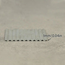 Load image into Gallery viewer, 8pcs Miniature Steel Panels, 1/35 Scale Roofing Sheets for Diorama, Model Railway, Landscape Scenery