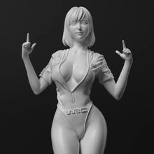 Load image into Gallery viewer, WRC Racing Girl Unpainted Resin Figure 1/35 1/24 1/12 Scale Unassembled Model