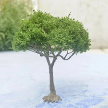 Load image into Gallery viewer, 10/15cm Miniature Green Wire Tree Model Train Railway Scenery Dollhouse Fairy Garden Scenery Landscape Terrarium Diorama Craft Supplies