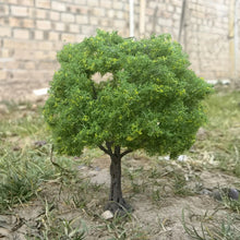 Load image into Gallery viewer, 10/15/18/23/28cm Miniature Spring Tree Model Train Railway Accessories Forest Fairy Garden Landscape Terrarium Diorama Craft Supplies