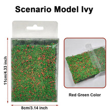 Load image into Gallery viewer, Miniature Ivy Vine Scenery Mat for Diorama Artificial Climbing Plant Model Railway Landscape Grass