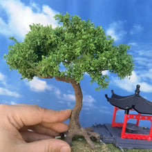 Load image into Gallery viewer, 4/7/10/12/15cm Miniature Mountain Pine Wire Bonsai Tree Model Train Railway Scenery Fairy Garden Landscape Terrarium Diorama Craft Supplies