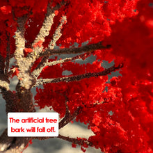 Load image into Gallery viewer, Miniature Red Maple Bonsai Wire Tree Model 10/15cm for Diorama, Dollhouse, Architecture Scene & Craft Supplies