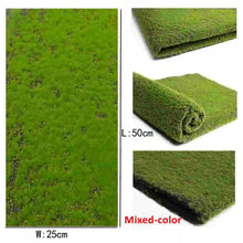 Load image into Gallery viewer, 25x50cm Miniature Grass Lawn Turf Mat Model Train Railway Layout Accessories DIY Landscape Dollhouse Terrarium Diorama Craft Supplies