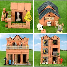 Load image into Gallery viewer, 50pcs Mini Clay Bricks, Miniature Building Bricks 1:35 Scale for Dioramas, Model Railway, Dollhouse Scenery, Landscape