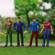 Load image into Gallery viewer, 50pcs Miniature People Figures 1:50 Scale for Model Train Scenery Architecture Diorama