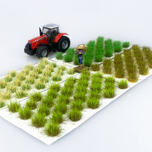 Load image into Gallery viewer, 33pcs Miniature Grass Tuft Models, Railway Scenery, Diorama Supplies