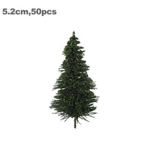 Load image into Gallery viewer, 20/30/40/50 pcs Miniature Green Pine Tree Model N HO O Scale Train Railway Accessories Forest Landscape Terrarium Diorama Craft Supplies