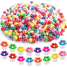 Load image into Gallery viewer, 50 pcs Mixed Miniature Tiny Resin Mushroom Model DIY Scenery Dollhouse Landscape Fairy Garden Accessories Terrarium Diorama Craft Supplies