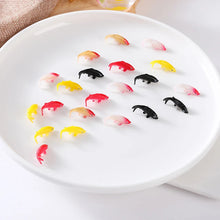 Load image into Gallery viewer, 50pcs 1.5cm 2.2cm Mini Koi Fish Resin Ornaments Small Carp Epoxy Goldfish for Crafts, Fish Tank Decor, Fairy Garden, Miniatures DIY Projects