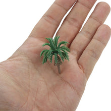 Load image into Gallery viewer, 20 pcs Mixed Miniature Dwarf Coconut Palm Trees Model Train Railway Accessories DIY Scenery Landscape Terrarium Diorama Craft Supplies