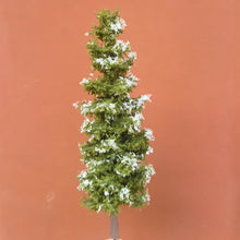 Load image into Gallery viewer, 14/20cm Miniature Snowy Cedar Tree model DIY Sand Table Train Railway Scenery Fairy Garden Landscape Terrarium Diorama Craft Supplies