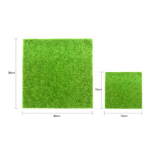 Load image into Gallery viewer, 15cm 30cm Miniature Grass Lawn Turf Model Railway Accessories Dollhouse Forest Fairy Garden Landscape Terrarium Diorama Craft Supplies