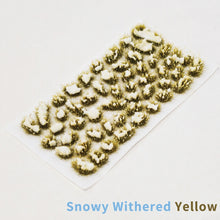 Load image into Gallery viewer, Miniature Snow Grass Cluster Tuft Models Railway Train Layout DIY Sand Table Dollhouse Garden Landscape Terrarium Diorama Craft Supplies