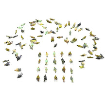 Load image into Gallery viewer, 25 pcs 1:100/150/200/300 Miniature People Passenger Figure Models Train Railway Scenery DIY Building Layout Accessories Diorama Supplies