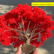 Load image into Gallery viewer, Miniature Red Wire Tree Model 10/15cm for Diorama Railway Layout Landscape Craft Supply