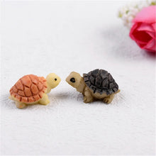 Load image into Gallery viewer, 5/10 pcs Miniature Tiny Turtle Figure Model DIY Scenery Dollhouse Landscape Fairy Garden Accessories Terrarium Diorama Craft Supplies