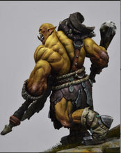 Load image into Gallery viewer, Orc Monster Warrior Unpainted Resin Figure 1/24 Scale Unassembled Model