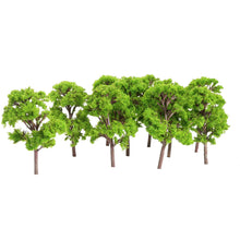 Load image into Gallery viewer, 10 pcs 12cm Miniature Tree Models 1:75-100 Train Railway Accessories Fairy Garden Landscape Dollhouse Terrarium Diorama Craft Supplies