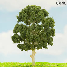 Load image into Gallery viewer, 10pcs Miniature Model Trees 4.5cm, HO Scale for Diorama Scenery, Railway Layout & Craft Supplies