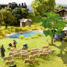 Load image into Gallery viewer, 15/18cm Miniature Green Wire Tree Model Railway Layout Accessories DIY Landscape Dollhouse Terrarium Diorama Craft Supplies