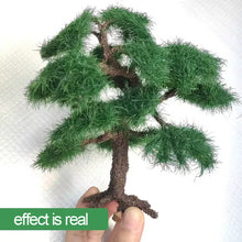 Load image into Gallery viewer, 8/18cm Miniature Spruce Pine Wire Tree Model Train Railway Layout Accessories DIY Landscape Dollhouse Terrarium Diorama Craft Supplies