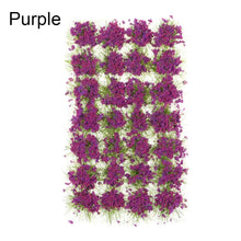 Load image into Gallery viewer, 28pcs/box Miniature Wild Flower Cluster Grass Tufts Models Sand Table Dollhouse Fairy Garden Landscape Terrarium Diorama Craft Supplies