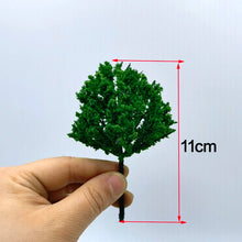 Load image into Gallery viewer, 100 pcs Mixed 3-12cm Miniature Green Model Trees for Dioramas, Railway Scenery, Sand Table, DIY crafts, and Architectural Layouts