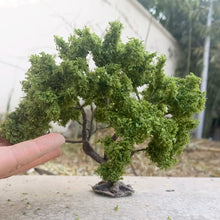 Load image into Gallery viewer, Miniature Green Oak Wire Tree Model 10–25cm for Diorama Railway Layout Craft Supply