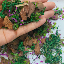 Load image into Gallery viewer, 30g Miniature Grass Moss Bark Foliage Mix for Diorama, Model Railway Scenery & Terrain Crafting