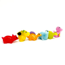 Load image into Gallery viewer, 6/12 pcs Mixed Miniature Cute Dino Dinosaur Figure Model DIY Dollhouse Landscape Fairy Garden Accessories Terrarium Diorama Craft Supplies