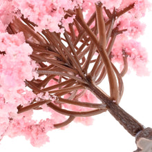 Load image into Gallery viewer, 10 pcs 8cm Miniature Cherry Blossom Tree Models Train Railway Layout Accessories DIY Landscape Dollhouse Terrarium Diorama Craft Supplies