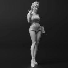 Load image into Gallery viewer, Female Nurse Resin Figure – Unpainted Model Kit 1/35 1/24 1/12 Scale – DIY Craft Supply