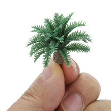 Load image into Gallery viewer, 20pcs Miniature Dwarf Coconut Palm Trees - Model Train Scenery, Terrarium Supply