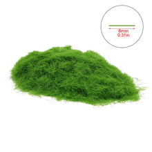 Load image into Gallery viewer, 4 Bottles 140g 5/8/12mm Miniature Static Grass Powder Flock Turf Flock Lawn Model DIY Scenery Landscape Terrarium Diorama Craft Supplies